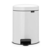 Brabantia atkritumu tvertne ar pedāli NewIcon, 5l, balta 22112065