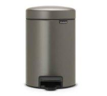 Brabantia atkritumu tvertne ar pedāli NewIcon, 3l, platinum 22113246