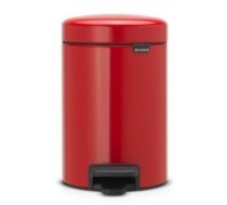 Brabantia atkritumu tvertne ar pedāli NewIcon, 3l, passion red 22112140