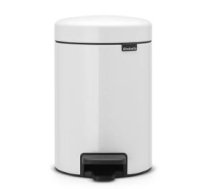 Brabantia atkritumu tvertne ar pedāli NewIcon, 3l, balta 22112126