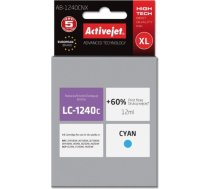 Activejet AB-1240CNX ink (replacement for Brother LC1220Bk/LC1240Bk; Supreme; 12 ml; cyan) AB-1240CNX