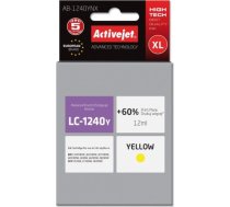 Activejet AB-1240YNX ink (replacement for Brother LC1220Bk/LC1240Bk; Supreme; 12 ml; yellow) AB-1240YNX