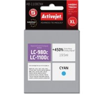 Activejet AB-1100CNX ink (replacement for Brother LC1100/LC980C; Supreme; 19.5 ml; cyan) AB-1100CNX