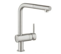 Grohe virtuves izlietnes maisītājs ar izvelkamu dušu Minta, supersteel 32168DC0