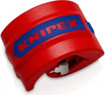 Knipex BiX, pipe cutter for plastic pipes and sealing sleeves (red/blue) 90 22 10 BK