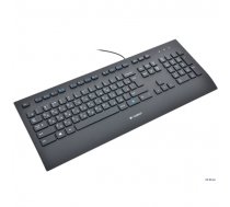 Logitech K280e Multimedia, Keyboard layout EN, 1,6 m m, USB, Black, US International, Numeric keypad, 930 g 920-005217