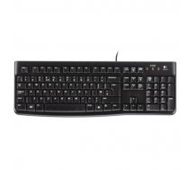 Logitech K120 Multimedia, Keyboard layout EN/RU, USB Port, 1.5 m, Black, Russian, Numeric keypad, 550 g 920-002522