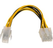 Akyga AK-CA-10 power cable Black, Yellow 0.15 m AK-CA-10