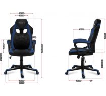 Huzaro FORCE 2.5 BLUE MESH Gaming armchair Mesh seat Black, Blue HZ-FORCE 2.5 BLUE