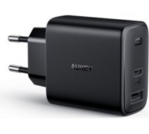 Aukey AUEKY Swift Series PA-F3S Wall charger 1x USB 1x USB-C Power Delivery 3.0 32W Black PA-F3S