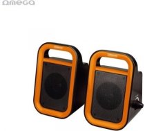 Omega OG119BO Stereo Datora Skaļruņi 2.0 ar 3.5mm Audio / USB Strāvas pieslēgumu 2x 3W OG119BO