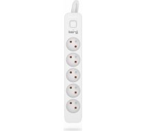 Hsk Data Kerg M02405 5 Earthed sockets - 10m power strip with 3x1,5mm2 cable, 16A M02405