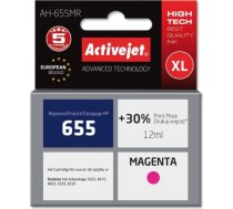 Activejet AH-655MR ink (replacement for HP 655 CZ111AE; Premium; 12 ml; magenta) AH-655MR
