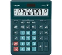 CASIO OFFICE CALCULATOR GR-12C-DG GREEN, 12-DIGIT DISPLAY GR-12C-DG