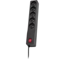 LESTAR 1966006332 power extension 1.5 m 230 AC outlet(s) Indoor Black ZX 510 G-A K:CZ 1,5M