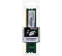 Patriot Memory 2GB PC2-6400 memory module DDR2 800 MHz PSD22G80026