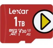Lexar Play UHS-I 1024 GB, micro SDXC, Flash memory class 10 LMSPLAY001T-BNNNG
