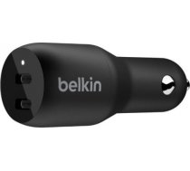 Belkin Dual Car Charger 2x USB-C 3 A (CCB002btBK) CCB002BTBK