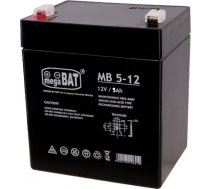 MPL megaBAT MB 5-12 UPS battery Sealed Lead Acid VRLA AGM 12 V 5 Ah Black VRLA MB 5-12