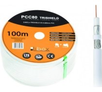 Libox Kabel koncentryczny PCC80 100m coaxial cable RG-6/U White PCC80