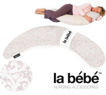 La Bebe™ Nursing La Bebe™ Moon Maternity Pillow Art.52502 Classic Rose Liels spilvens grūtniecēm ar sintepona (bumbiņsintepons) pildījums (īpaši mīksts un kluss),195cm