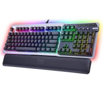 DE layout - Thermaltake ARGENT K5 RGB, gaming keyboard (titanium/black, Cherry MX RGB Speed Silver) GKB-KB5-SSSRGR-01