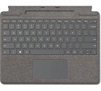 DE layout - Microsoft Surface Pro Signature Keyboard, keyboard (platinum, for Surface Pro 8 and Surface Pro X) 8XB-00065