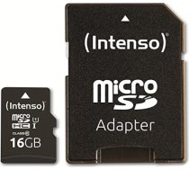 Intenso UHS-I Performance 16 GB microSDXC, memory card (black, UHS-I U1, Class 10) 3424470
