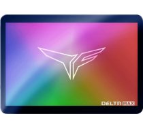 Team Group DELTA MAX LITE RGB 1 TB, SSD (black, SATA 6 Gb/s, 2.5) T253TM001T0C325