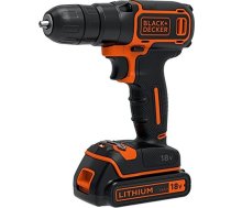 Black&Decker BDCDC18K-QWBlack + Decker BDCDC18K-QW 18 V Cordless Drill with Battery Charger 3 h BDCDC18K-QW