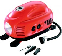 Black&decker BLACK + DECKER compressor ASI200-XJ, 8,27bar, air pump (orange / black, 12 volt cigarette lighter connector) ASI200-XJ