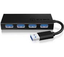 Raidsonic ICY BOX IB-AC6104 USB 3.0 Hub black 70408