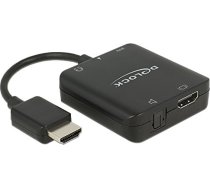 DeLOCK HDMI-A St > HDMI +Audio Extractor - AdapterCable 4K 62784