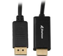 Sharkoon Displayport 1.2 to HDMI 4K Black 1m ACTIVE 4Kx2K 60hz cable adapter 4044951037667