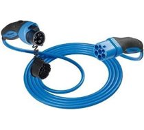 Mennekes charging cable Mode 3, Type 2 > Type 1, 20A, 1PH (blue/black, 7.5 meters) 36283