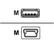 Sharkoon USB 2.0 A-B Mini black 2m 4044951015573