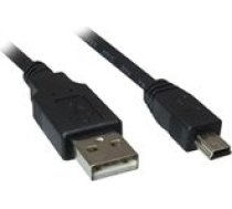 Sharkoon USB 2.0 A-B Mini black 0,5m 4044951015559