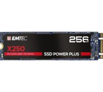 Emtec X250 SSD Power Plus 256 GB Solid State Drive (SATA 6 GB / s, M.2) ECSSD256GX250