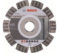Dimanta griešanas disks Bosch BEST FOR CONCRETE; 125 mm 2608602652