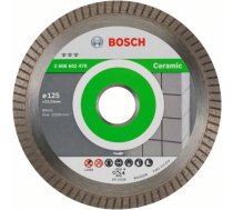 Dimanta griešanas disks Bosch BEST FOR CERAMIC EXTRACLEAN TURBO; 125 mm 2608602479