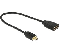 DeLOCK micro HDMI - HDMI St-Bu 20cm 4K 65687