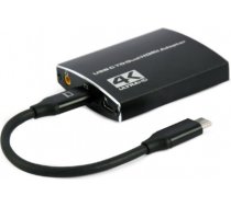 Gembird A-CM-HDMIF2-01 USB-C to dual HDMI adapter, 4K 60Hz, black A-CM-HDMIF2-01