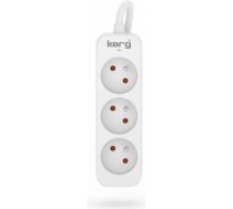 HSK DATA Kerg M02383 3 Earthed sockets - 1.5m power strip with 3x1mm2 cable 10A M02383