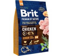 BRIT Premium by Nature Senior Small, Medium - dry dog food - 3 kg