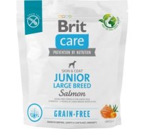 Dry food for young dog (3 months - 2 years), large breeds over 25 kg - Brit Care Dog Grain-Free Junior Large salmon 1kg 100-172199