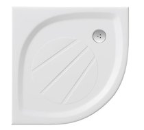 Ravak dušas vanniņa Elipso Pro, 800x800 mm, r=500 mm, balta XA234401010