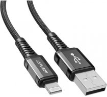 Cable USB to Lightning Acefast C1-02, 1.2m (czarny) C1-02