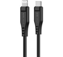 Cable USB MFI Acefast C3-01, USB-C do Lightning, 30W, 1.2m (black) C3-01 BLACK