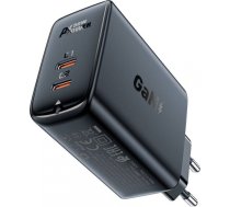 Wall charger Acefast A29 PD50W GAN 2x USB-C 50W (black) A29 BLACK