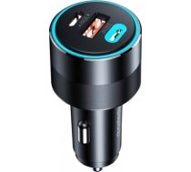 Choetech TC0011 car charger 130W 2x USB C 1x USB A (black) TC0011